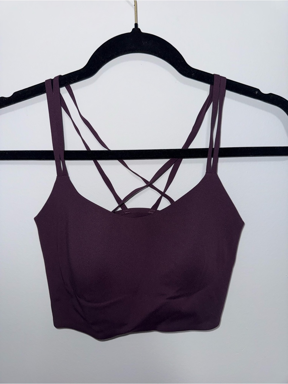 aerie Double-Strap Bralette in Plum